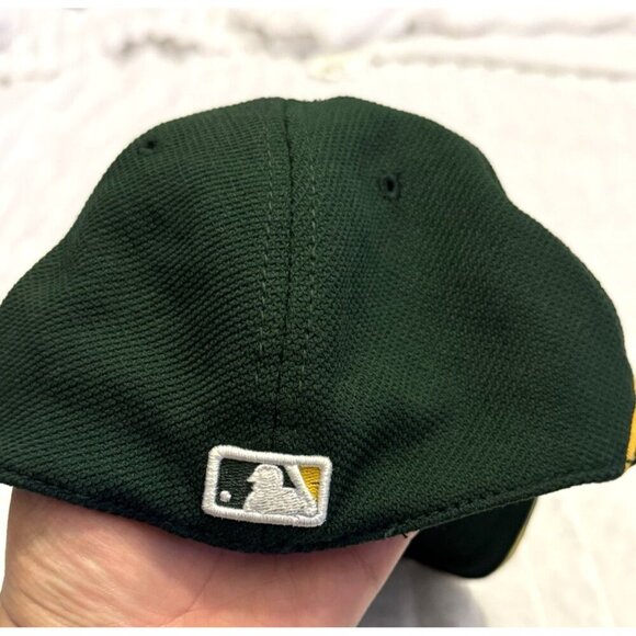 NEW ERA OFFICIAL BATTING PRACTICE HAT / CAP STRETCH LGE - XL Oakland A’s - Picture 3 of 7